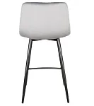 Полубарный стул Signal MILA H-2 VELVET (серый/черный мат) | изображение 2