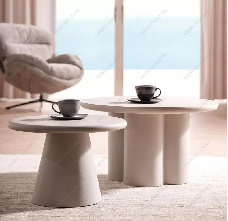 Стол журнальный Signal ROSALIA (светло-серый) 80/45 | изображение 4