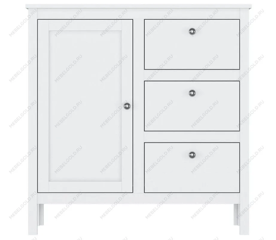 Тумба Ева (Хельга) KOM1D3S/95 белый