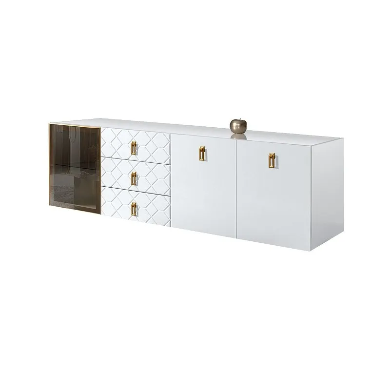 Комод 2.1м Bogemia Fly Farfalle (Белый) (Lakobel/Золото) БМКМ-5[4]