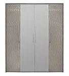 Шкаф Гравита 4-дверный серый камень глянец | изображение 1