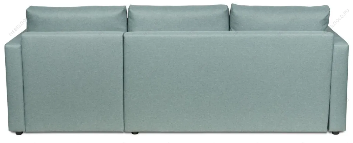 Диван-кровать ВАЛО, 230х91х72 см, короткий подлокотник, мятно-серый | изображение 6