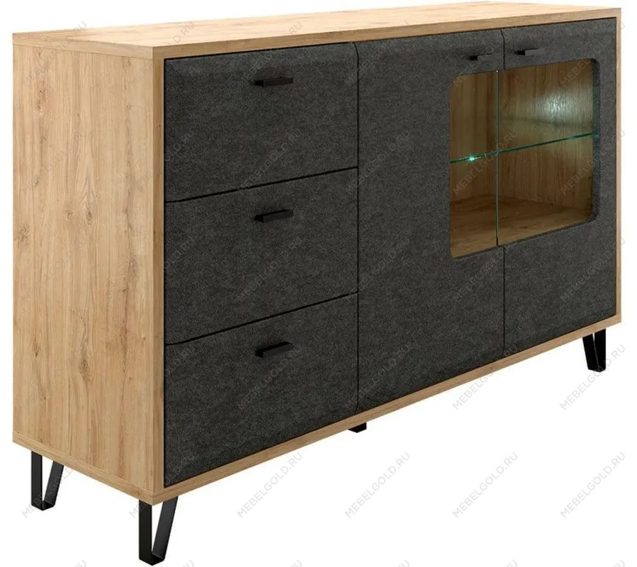 Тумба Грейс KOM2W3S с подсветкой | изображение 1