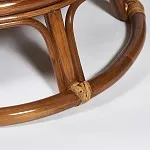 Кресло-качалка Papasan с подушкой Орех, ткань, оранжевый | изображение 2
