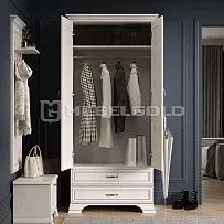 Шкаф 2-створчатый Тиффани 2DG2S вудлайн кремовый