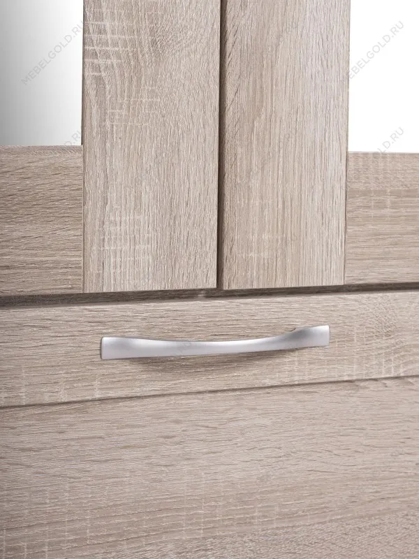 Шкаф Сириус, 4 двери и 1 ящик с зеркалом, 156х59х220 см, дуб сонома | изображение 12