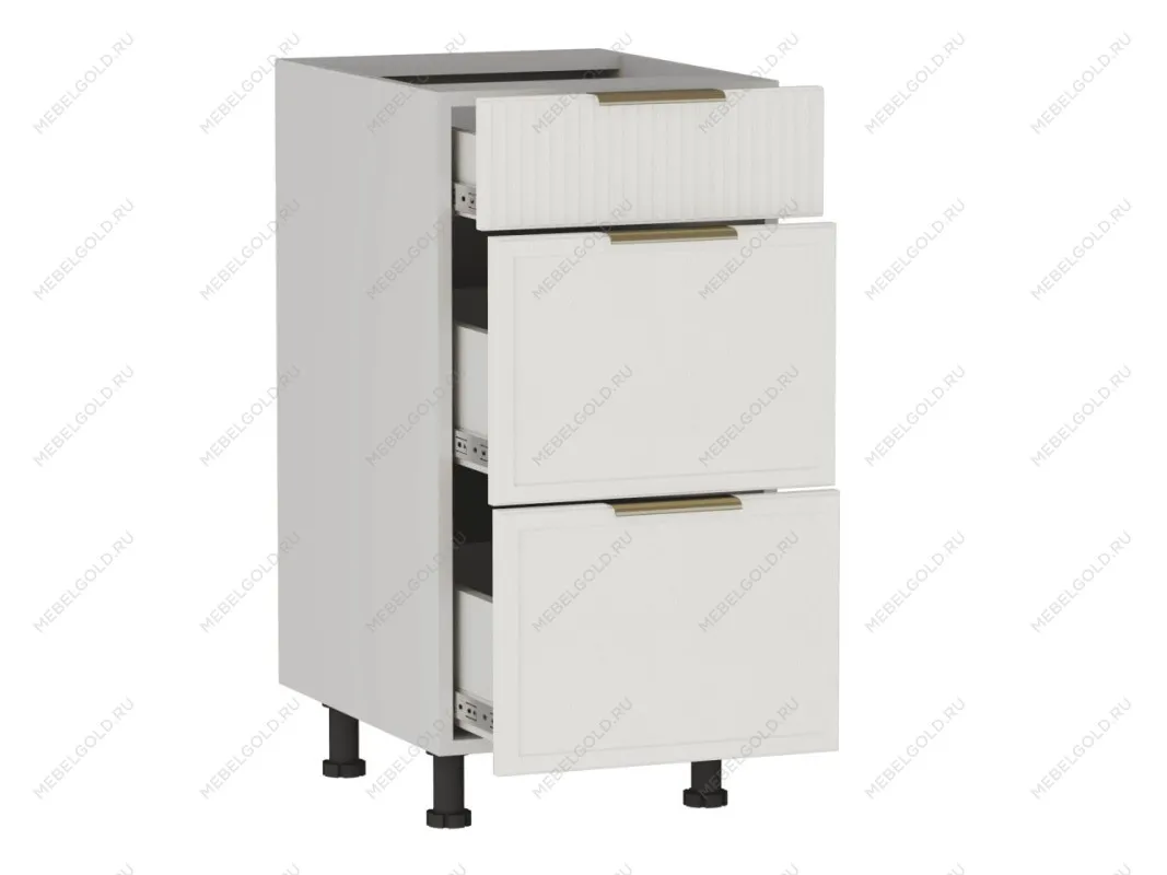 Стол с ящиками СЯ-40 (140/284), Берта (400*528*820) Экокожа Белый, 25321 | изображение 1