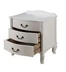 Тумбочка прикроватная Джульетта 3 ящ. (молочный дуб) | изображение 1