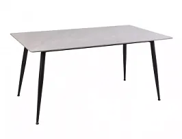 Стол обеденный Signal RION 130 (серый лак/черный)