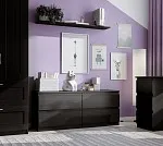 КАСТОР (KULLEN) тумба ИКЕА / IKEA 4 ящика Дуб Венге | изображение 3