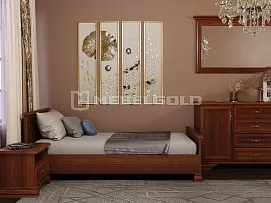 Кровать Кентаки LOZ/90x200 каштан