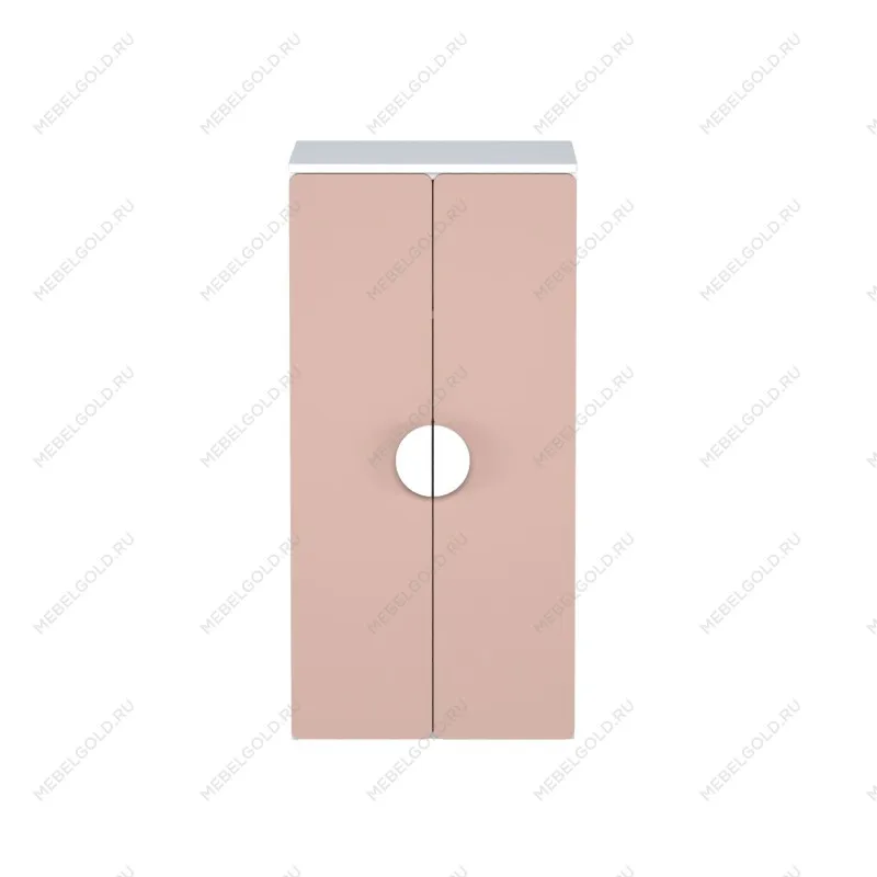 ПИКСИ шкаф распашной с 2 дверьми и 3 полками 60х57х123, мечтательный пион | изображение 1