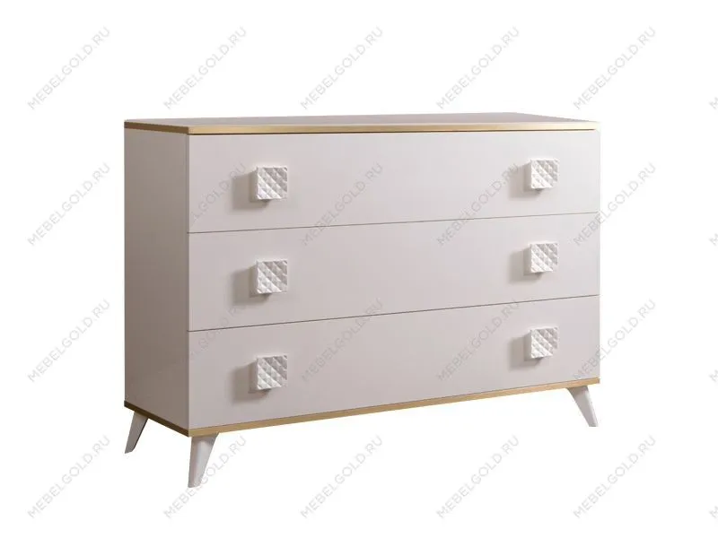 Комод Диора слоновая кость/золото ДКМ-1
