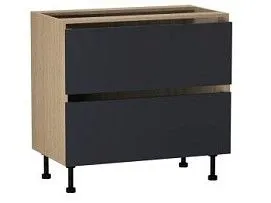 Стол с ящиками СЯ-90 (2), Женева (900*520*870) Дуб Палермо/Синий матовый, 22521