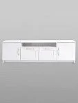 Тумба для ТВ Сириус, 2 двери и 2 ящика, 156х41х47 см, белая | изображение 9