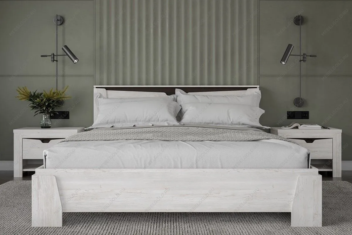 Кровать Люкс 1800 с подъемным механизмом, Гарда Prime (1874*2142*876), Дуб Винтерберг | изображение 1