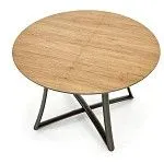 Стол обеденный Halmar MORETTI, раскладной (дуб натуральный/черный) | изображение 2