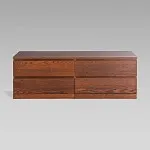 Варма Прайм 4Д комод 160x55x48 шпон ясень, коричневый | изображение 1