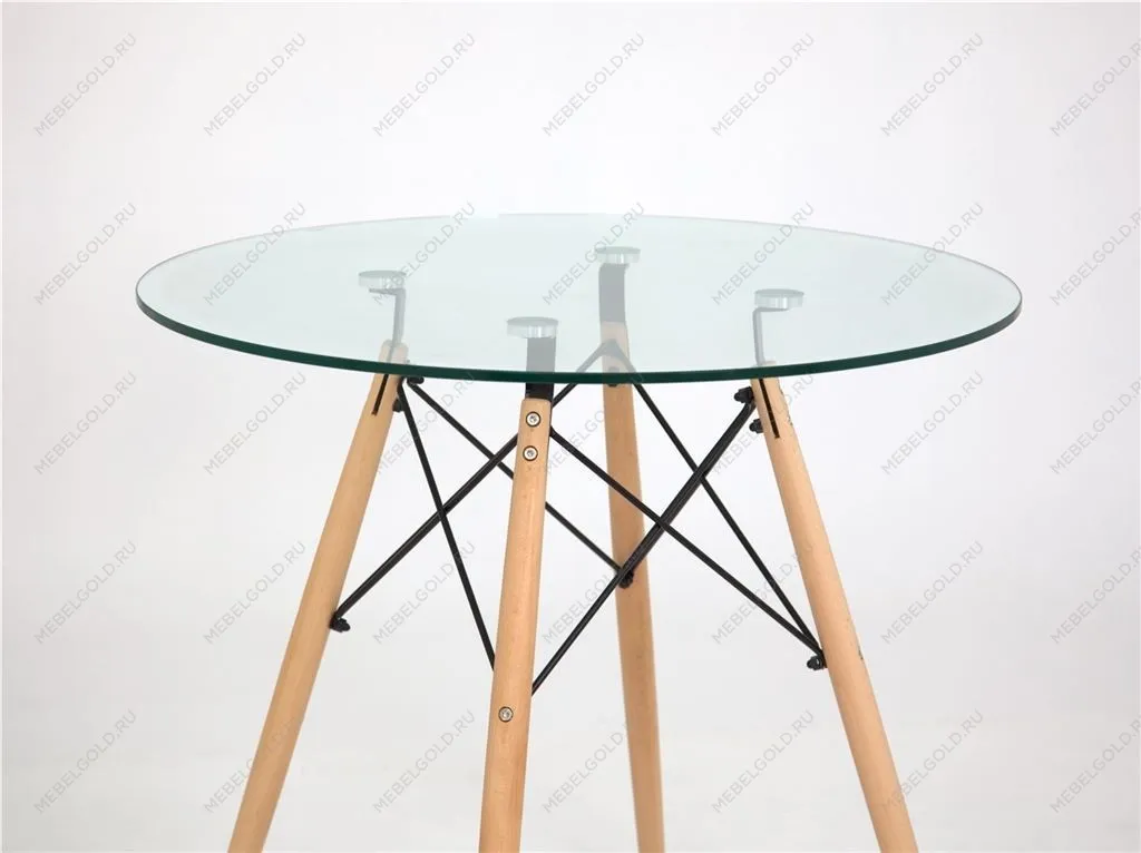 Стол 108-1-TD d-80G /Луи (СТЕКЛО) | изображение 1