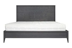 Кровать двуспальная Сидней 160х200, дуб графит