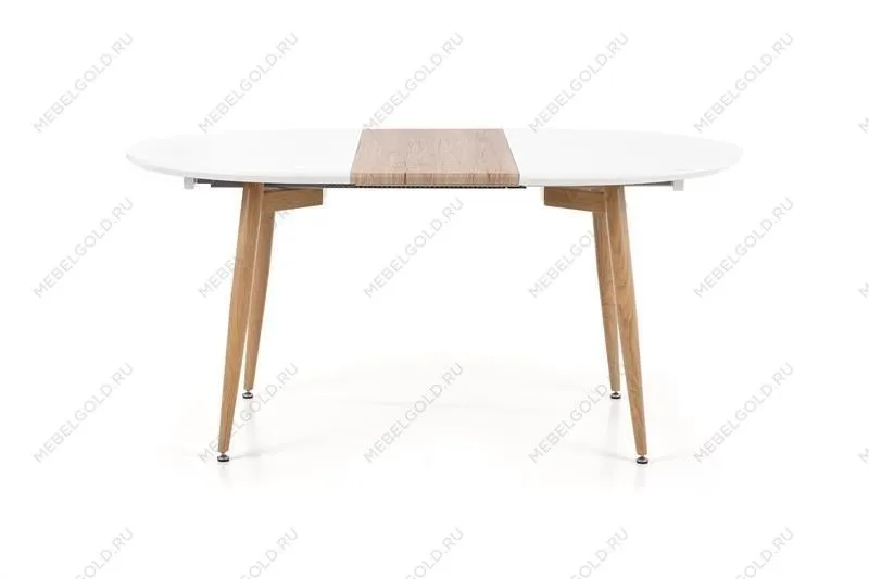 Стол обеденный Halmar EDWARD раскладной (белый/дуб сан ремо) | изображение 3