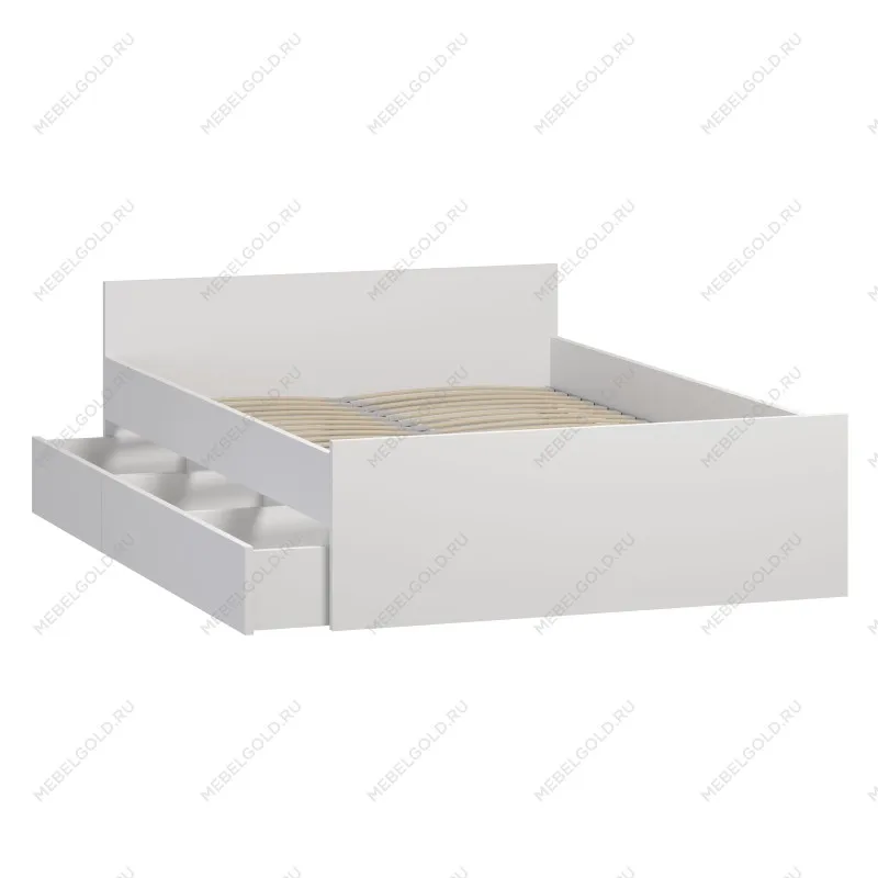 Ящик выкатной для кроватей СИРИУС, 138х60х20 см, белый | изображение 9