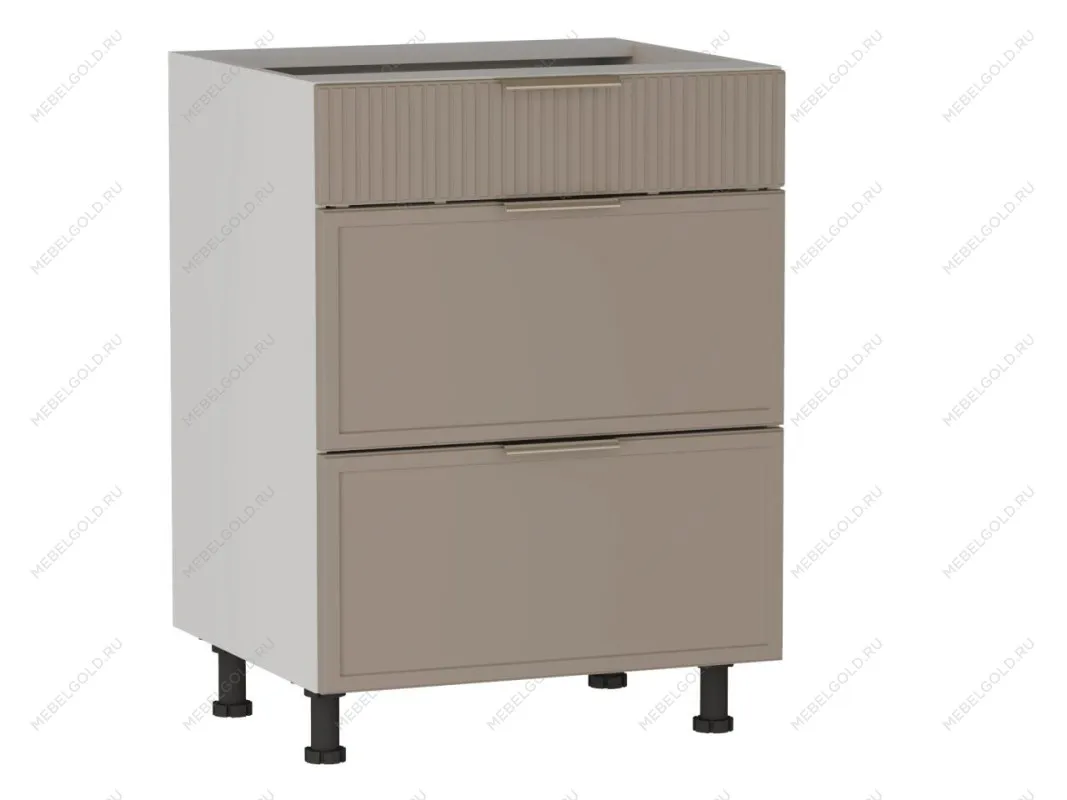 Стол с ящиками СЯ-60 (140/284), Берта (600*528*820) Мокко, 25124