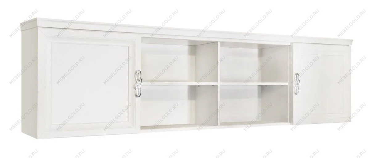 Секция навесная мост Мишель белый матовый