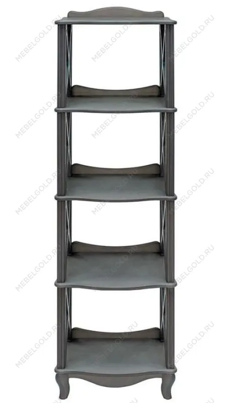 Этажерка-стеллаж Джульетта-4 (серый ясень)