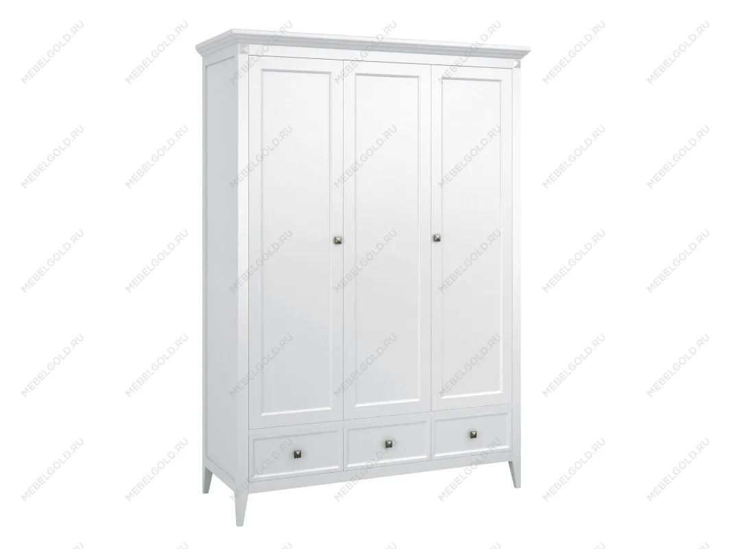Шкаф трехстворчатый Manhattan (Белый) | изображение 1