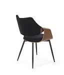 Стул кухонный Halmar K586 (черный/орех) | изображение 1