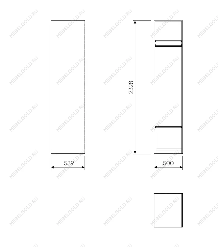 Стеллаж МАКС 50х58х233 белый | изображение 3