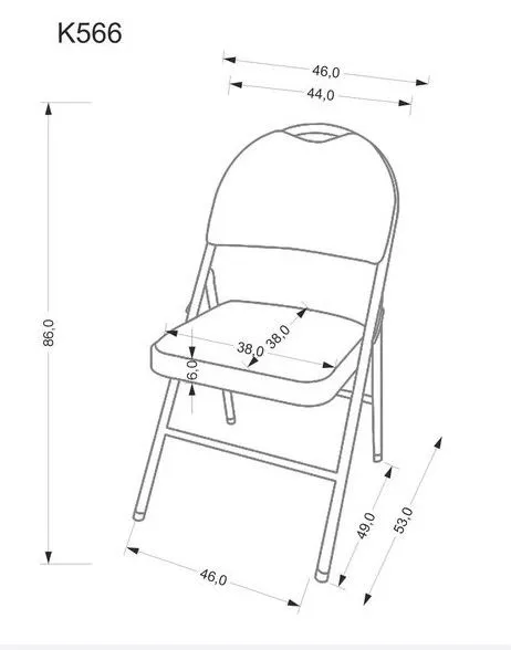 Стул складной Halmar K566 (бежевый) | изображение 9