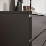 Комод Варма, 4 ящика, 80х100х40 см, эмаль серая | изображение 2