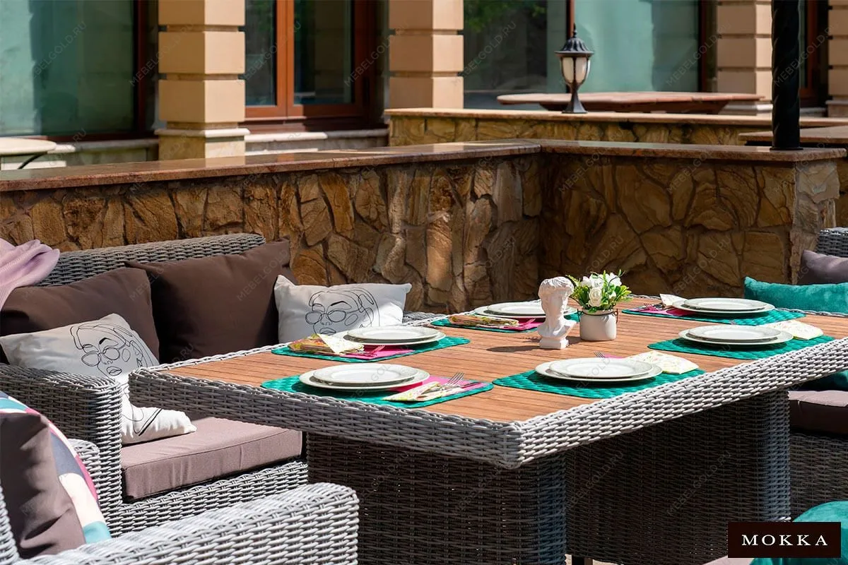 Комплект плетеной мебели MOKKA BELLA Family | изображение 1