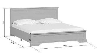 Кровать Стилиус LOZ180х200 (Орех донской)