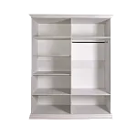 Шкаф 4-х дв. для платья и белья (2 зеркала) Амели дуб АМШ1/4 | изображение 1