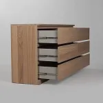 Комод Варма, 6 ящиков, горизонтальный, 160х78х40 см, шпон натурального дерева, дуб беленый | изображение 20