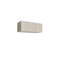 Антресоль для 3-х дверного шкафа Римини (Слоновая кость/серебро) РМАН-1(3)