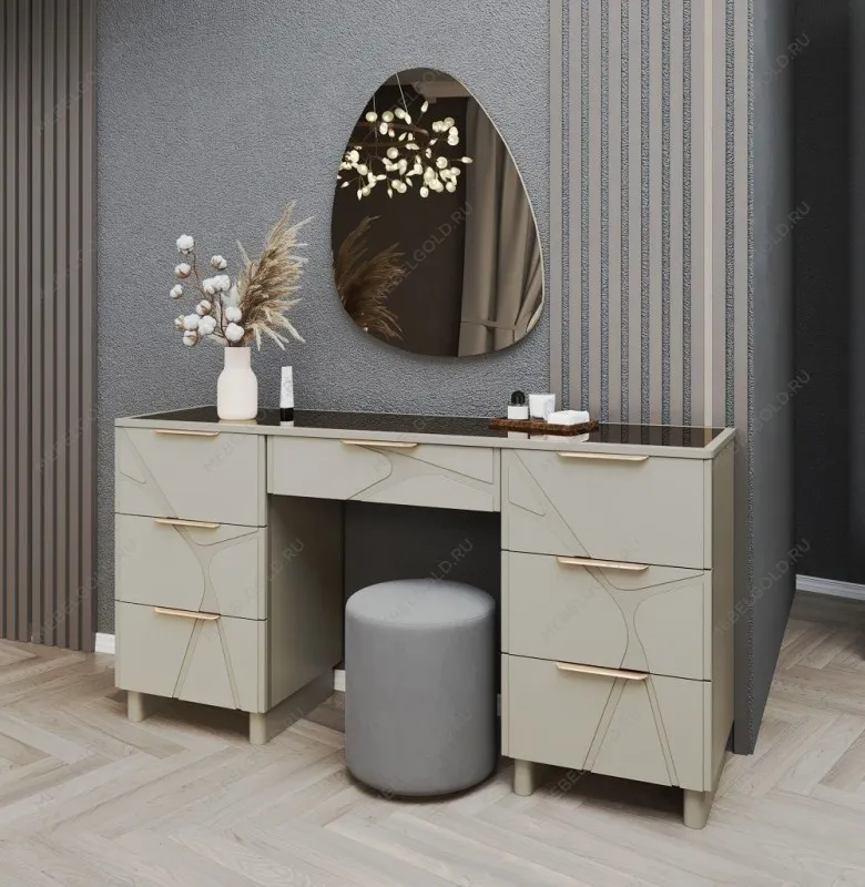 Пуфик Лейла светло серый камень | изображение 2