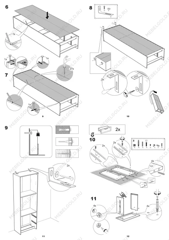 Стеллаж Сириус, 2 ящика, 39х35х190 см, дуб сонома | изображение 18