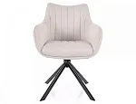 Стул кухонный Signal AZALIA Brego 22 поворотный (светло-бежевый/черный) | изображение 1