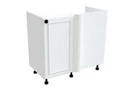 Стол под мойку угловой СМУ-100 л, Бьянка (900*470*820) Белый, 21112