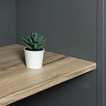 Стеллаж Сага, 70х42х215 см, серый/ясень | изображение 1