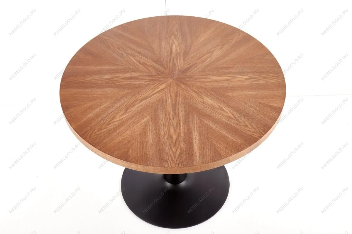 Стол обеденный Halmar CARMELO (орех/черный) | изображение 1