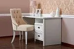 м. Римская - Стол письменный Натали белый глянец | изображение 3