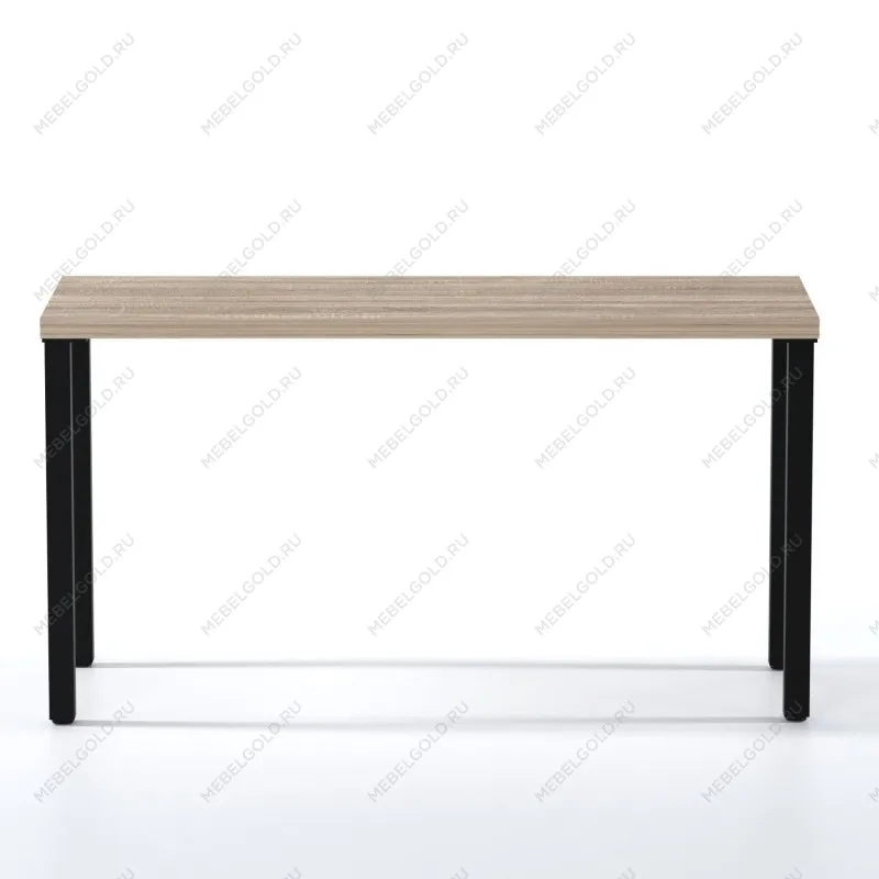 Стол письменный Ингар, 140х75х55 см, черный, столешница дуб беленый | изображение 3