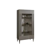 Витрина 2-ств. Римини СОЛО (Серый/Серебро) (Правая) РМВ2-2С(s)