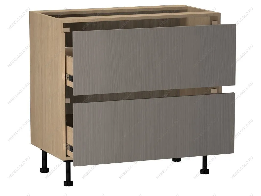 Стол с ящиками СЯ-90 (2), Женева (900*520*870) Дуб Палермо/Серый камень , 22024 | изображение 1