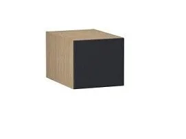 Шкаф АГ-40, Женева (400*586*360) Дуб Палермо/Синий матовый, 22527